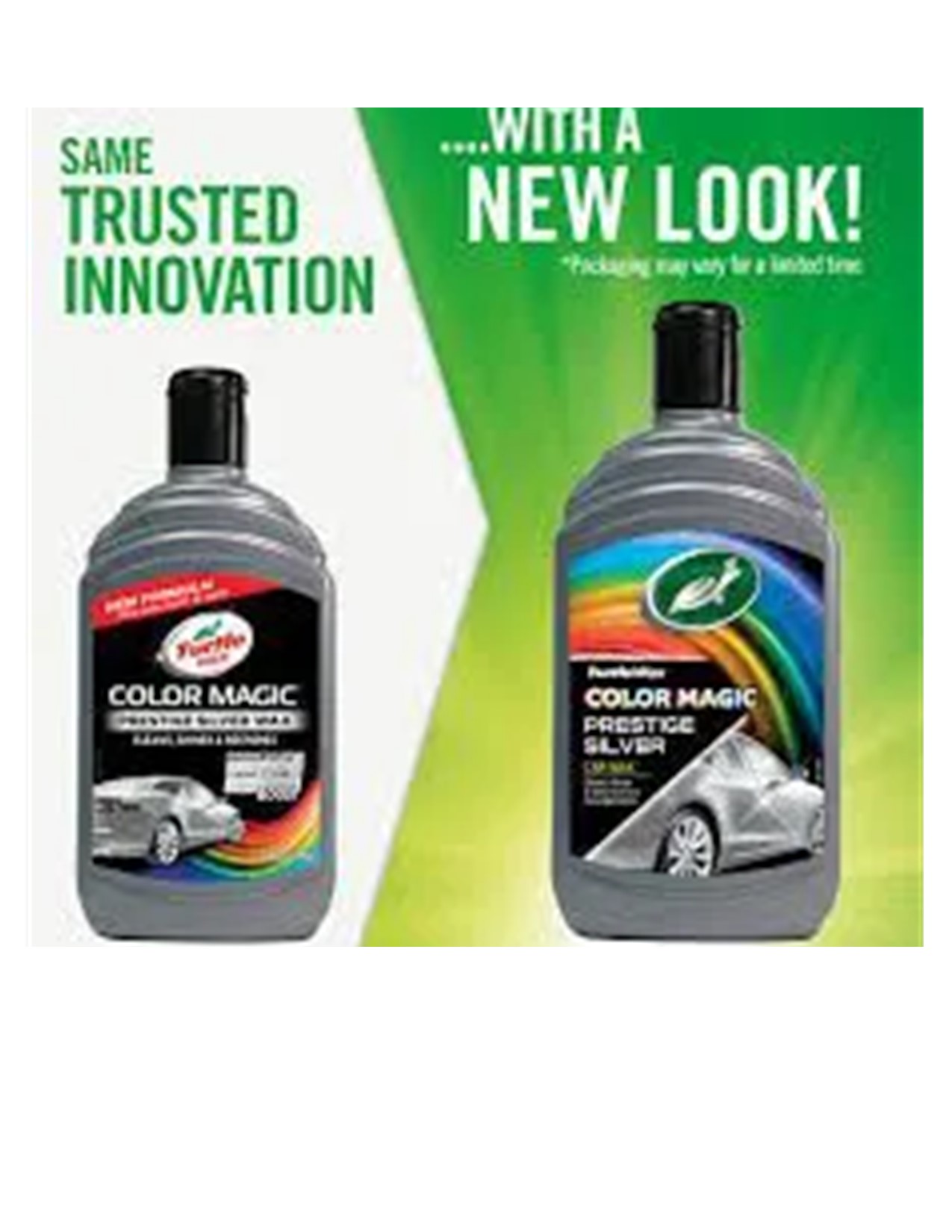 Turtle Wax COLOR MAGIC PRESTIGE SILVER WAX 500ml-Cleans , shines, restores & adds colour while providing long lasting protection and outstanding shine.