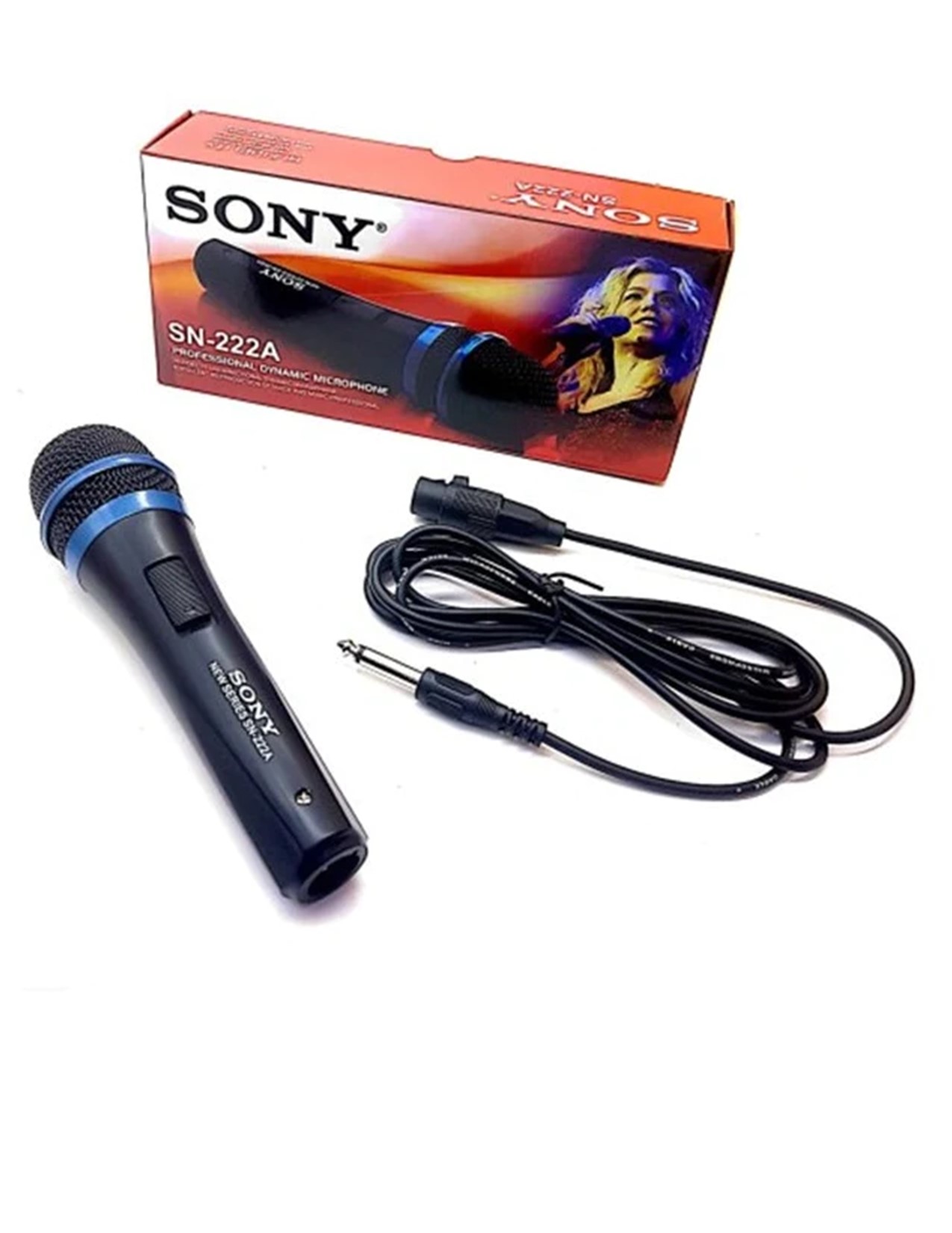 SONY SN222A Wired Microphone  – Clear Sound for Music and Recording
