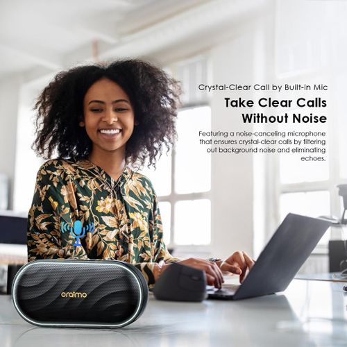 Oraimo SpaceBox Wireless Bluetooth Speaker Portable 8W FM - Black