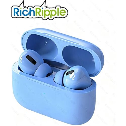 RichRipple Pro3 Bluetooth Headsets Wireless Pods Pro Earphones--Blue