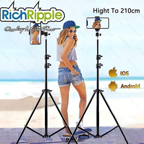 RichRipple 3in1 Pack Phone Camera Tripod Stand 1/4 Screw Head  Selfie