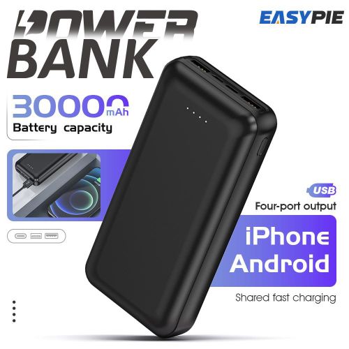 EASYPIE EASYPIE 30000MAh Dual Fast Charge Type-C And Micro-USB Ultra Slim Portable Power Bank
