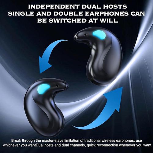 Bluetooth Wireless Earphone Mini Sleeping Headphones  Invisible Stereo Headset