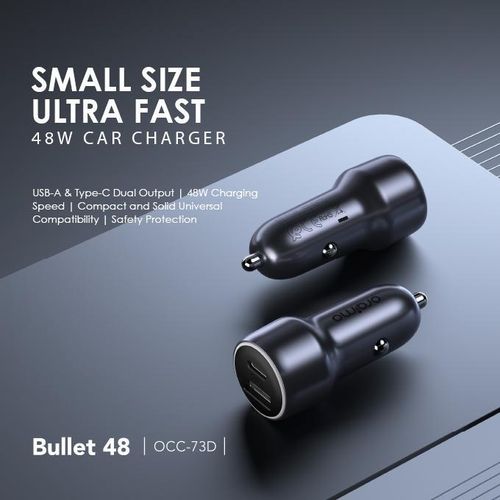 Oraimo Bullet 48 48W Car Charger Small Size Ultra Fast