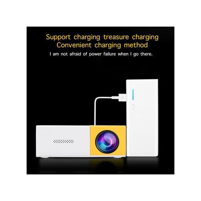 Mini portable  LED Projector Supports 720P / 1080P Video Projector