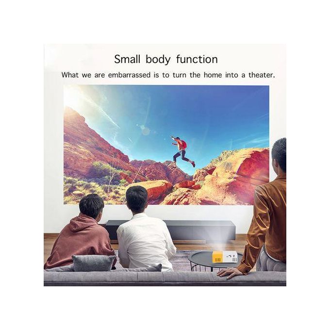 Mini portable  LED Projector Supports 720P / 1080P Video Projector