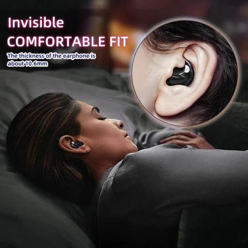 Bluetooth Wireless Earphone Mini Sleeping Headphones  Invisible Stereo Headset