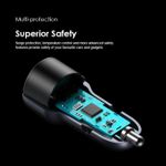Oraimo Bullet 48 48W Car Charger Small Size Ultra Fast