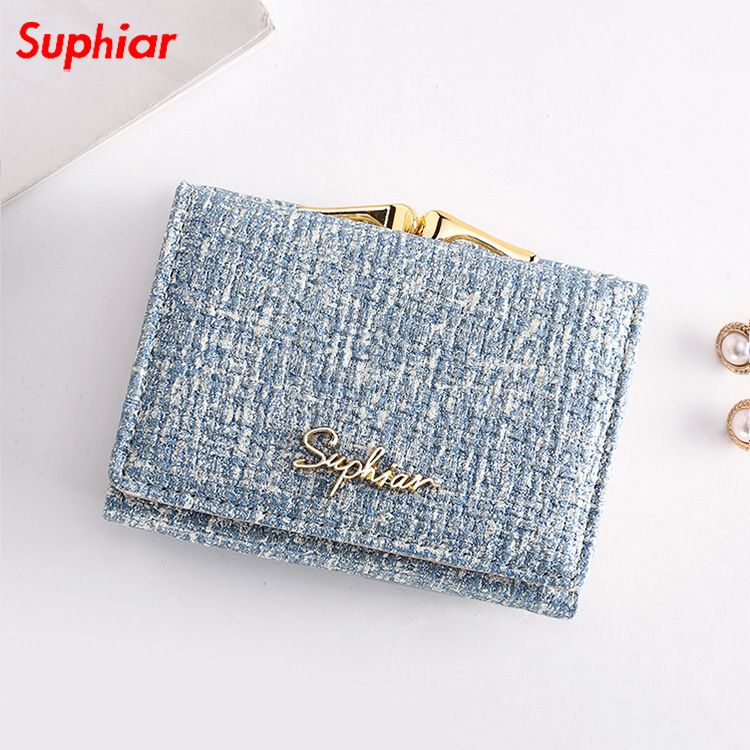 Women's  Wallet:Latest Small-Style Tri-fold Wallet for Women, Multi-functional Card & Coin Purse for Students & Daily Use