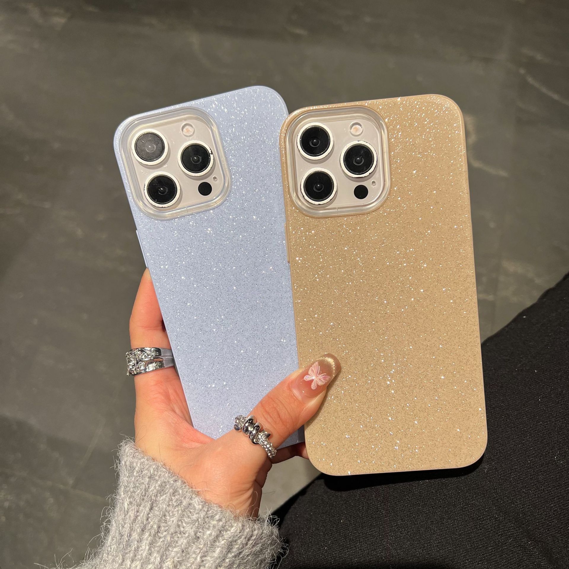 Tecno Spark 40 case, Infinix Hot 60 Pro case, glitter phone case, soft TPU cover, shockproof anti-scratch case