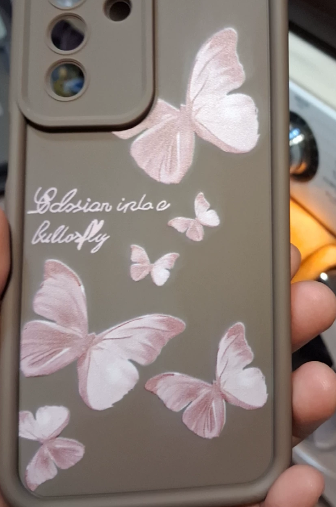 Latest Butterfly Print Soft Phone Case for Samsung A06/A07/A15/A16/A55/S24 /S23/S21 , Anti-drop Protective Cover
