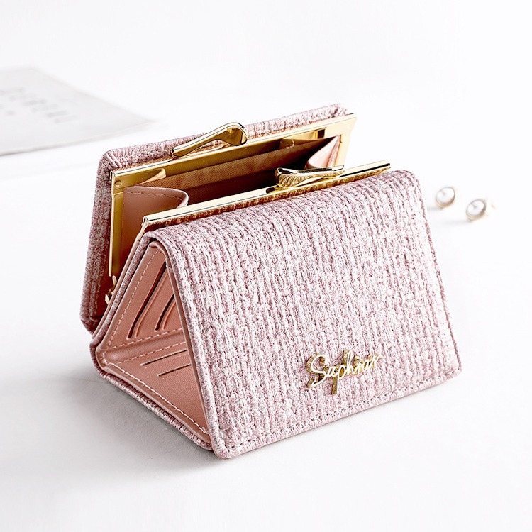 Women's  Wallet:Latest Small-Style Tri-fold Wallet for Women, Multi-functional Card & Coin Purse for Students & Daily Use