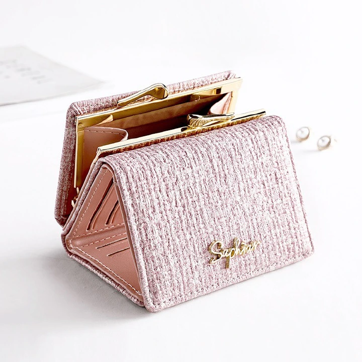 Women's  Wallet:Latest Small-Style Tri-fold Wallet for Women, Multi-functional Card & Coin Purse for Students & Daily Use