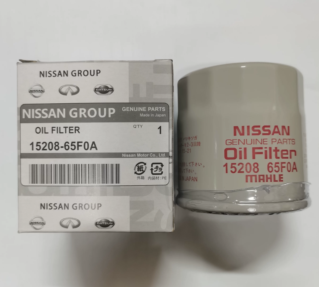 15208-65F0A Oil Filter Replacement for Nissan Tiida Sylphy X-Trail Probox HR16 MR20 QR25 Engine Parts`