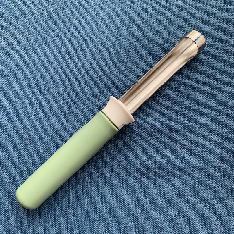 2-in-1 Stainless Steel Fruit Peeler & Corer, Easy Grip Apple Pear Peeling Tool, Food Grade