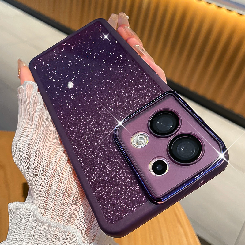 Gradient Glitter Phone Case for Infinix Note 20/smart10/pop10/Spark 30/Hot 10/spark40/Camon 30, Shockproof Silicone Cover