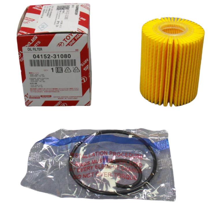 04152-31080 Oil Filter Replacement for Toyota Prado 4.0 Highlander 3.5 Land Cruiser Lexus IS GS ES Series Spare Parts