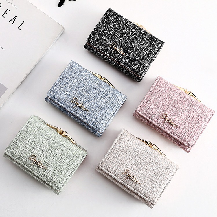 Women's  Wallet:Latest Small-Style Tri-fold Wallet for Women, Multi-functional Card & Coin Purse for Students & Daily Use