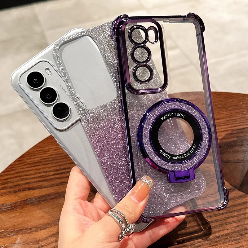 Infinix case:Hot 70/Hot60/Hot60i/ Note60/spark50,magnetic kickstand cover, 6D shockproof electroplated protective case for note60/50, anti-drop soft , gradient color phone cover pop10/9/8