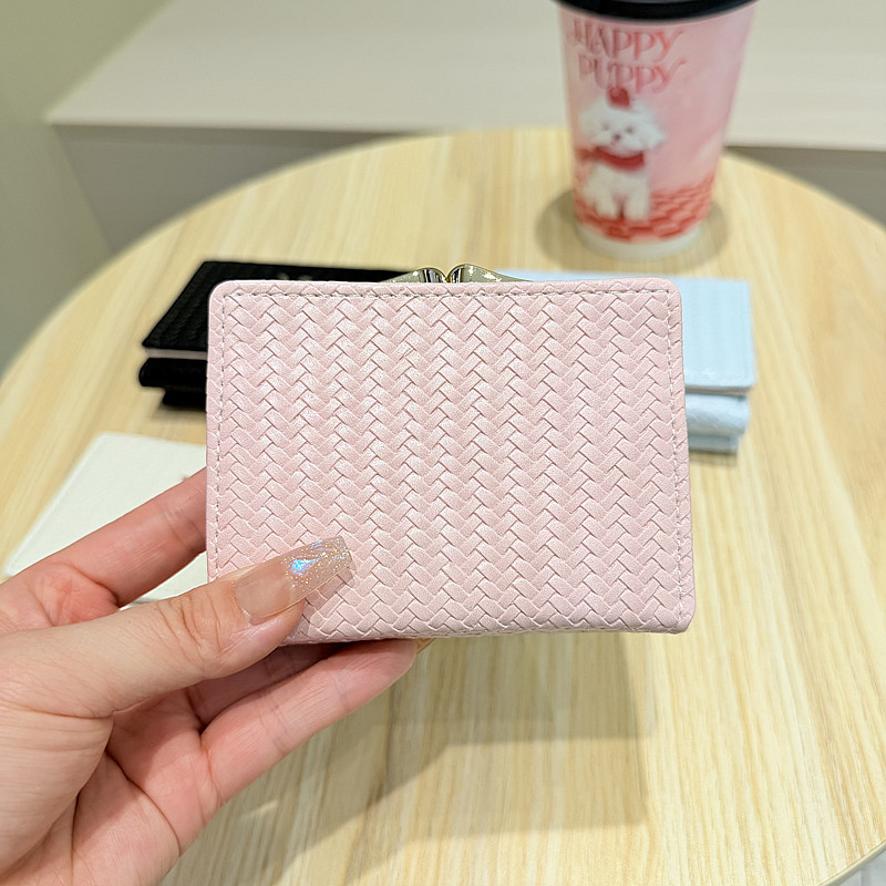 Women's  Wallet:2026 Women's Mini Clip Wallet Leather Small Purse, Lightweight Waterproof Card Holder， made of waterproof leather, lightweight, durable, perfect for daily use