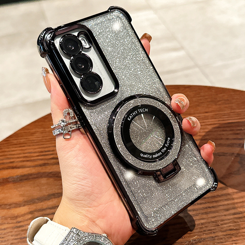 Infinix case:Hot 70/Hot60/Hot60i/ Note60/spark50,magnetic kickstand cover, 6D shockproof electroplated protective case for note60/50, anti-drop soft , gradient color phone cover pop10/9/8