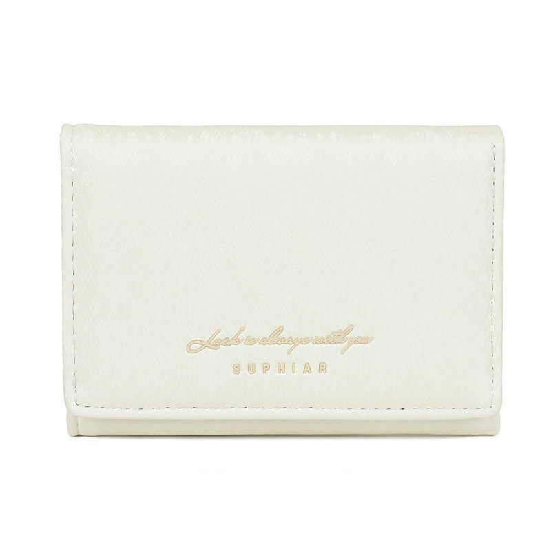 Women's wallet:New Suede Fabric Mini 3-Fold Wallet,  Leather Short Purse for Women