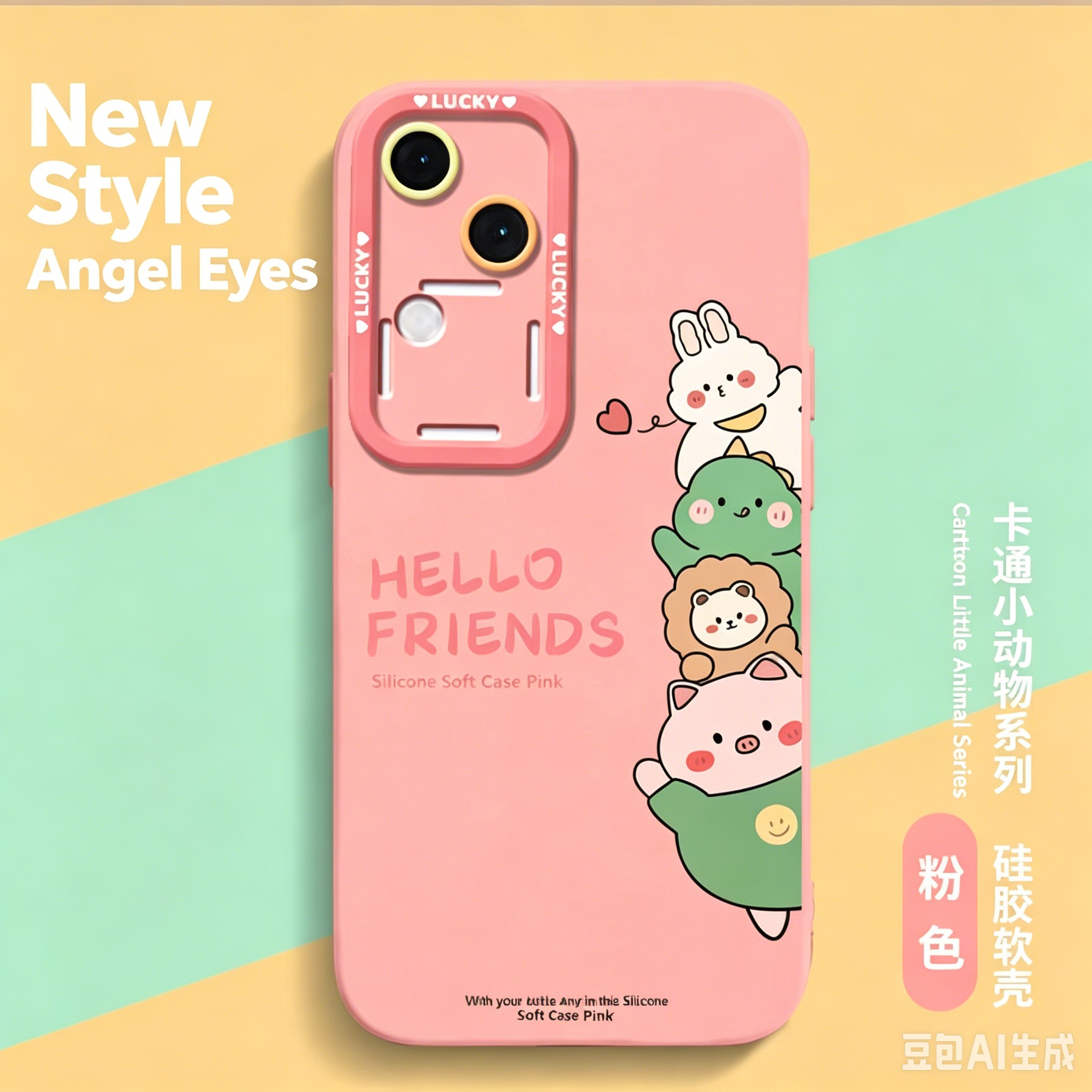 Vivo case :Cute Cartoon Animals Phone Case for VIVO S50/S30/S20/S19/S16/S15, Shockproof Soft TPU CoverV30/V29