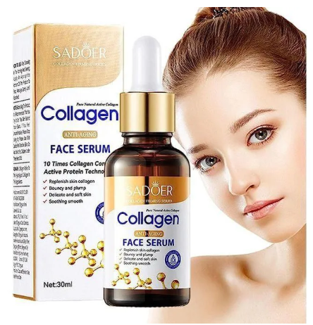 Anti-AgAnti-Agining Collagen Serum Face Brightening Essence, Anti Wrinkles,Moisturizing, Fade Dark Marks and Collagen Replenish ark Spot Correcting Pore Minimizing Hydrating Lightweight Fast Absorbing