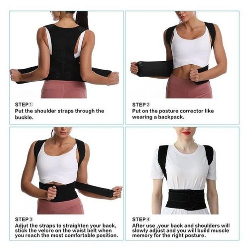 Back Posture Corrector & Back Support Belt- Spine Alignment, Hunchback Correction