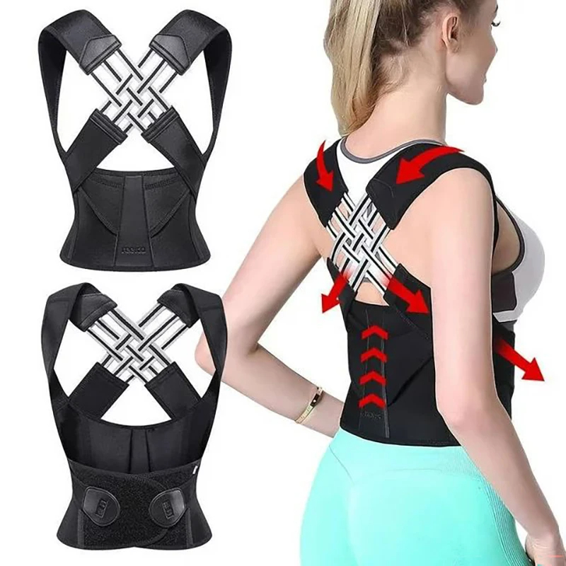 Posture Corrector for Women and Men, Adjustable Shoulder Posture Brace, Back Straightener Posture, Used for Middle Upper Spine