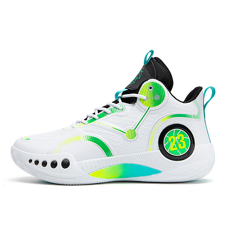 ZoHi SPORTS Mid-Top Basketball Shoes Men Non-Slip Wear-Resistant Outdoor Cement Court TPR Sole