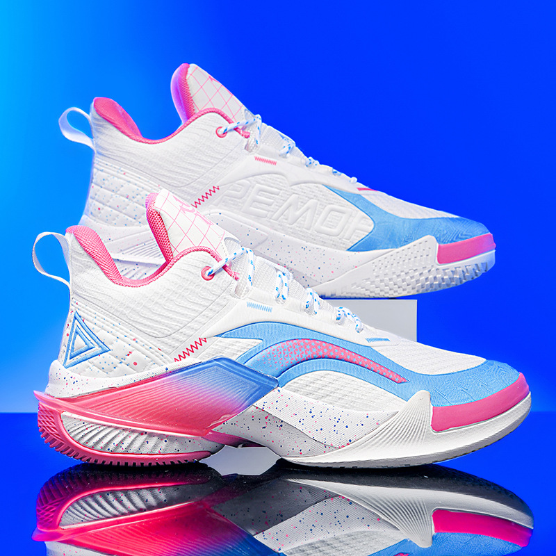 ZoHi SPORTS Low Basketball Shoes Men Glow-in-the-Dark Breathable Mesh Rubber+EVA+TPU Sole Non-Slip Outdoor Training Sneakers