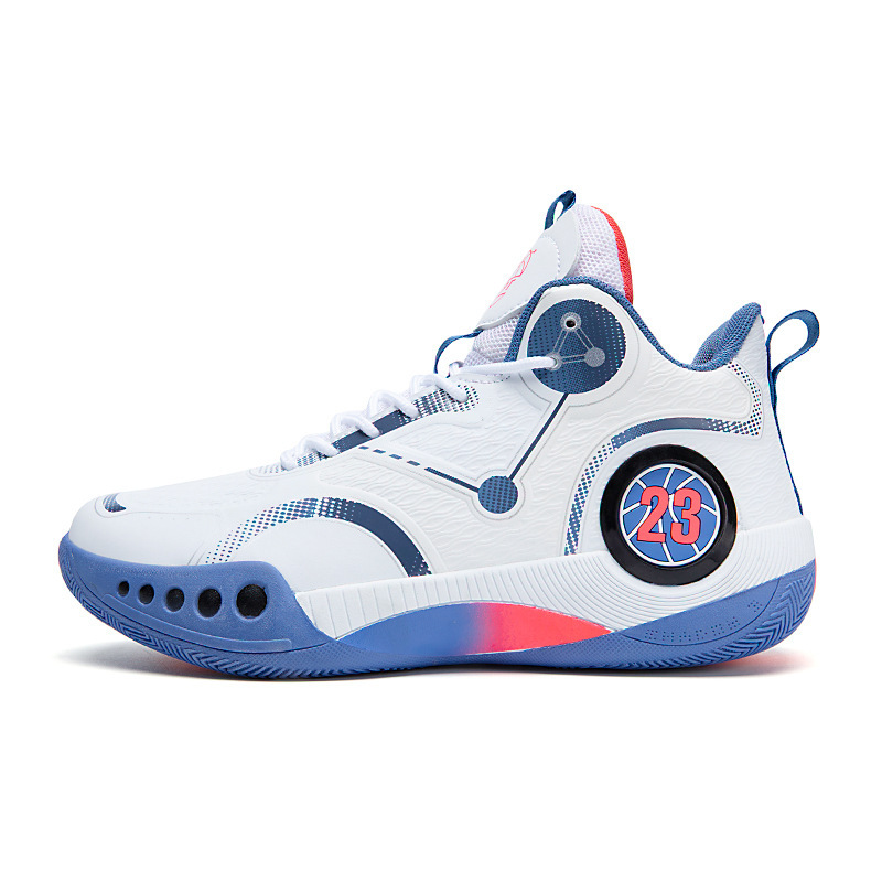 ZoHi SPORTS Mid-Top Basketball Shoes Men Non-Slip Wear-Resistant Outdoor Cement Court TPR Sole