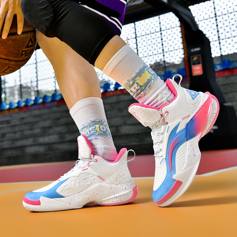 ZoHi SPORTS Low Basketball Shoes Men Glow-in-the-Dark Breathable Mesh Rubber+EVA+TPU Sole Non-Slip Outdoor Training Sneakers