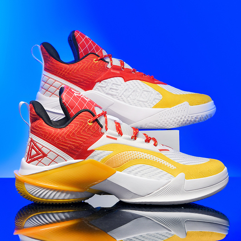 ZoHi SPORTS Low Basketball Shoes Men Glow-in-the-Dark Breathable Mesh Rubber+EVA+TPU Sole Non-Slip Outdoor Training Sneakers