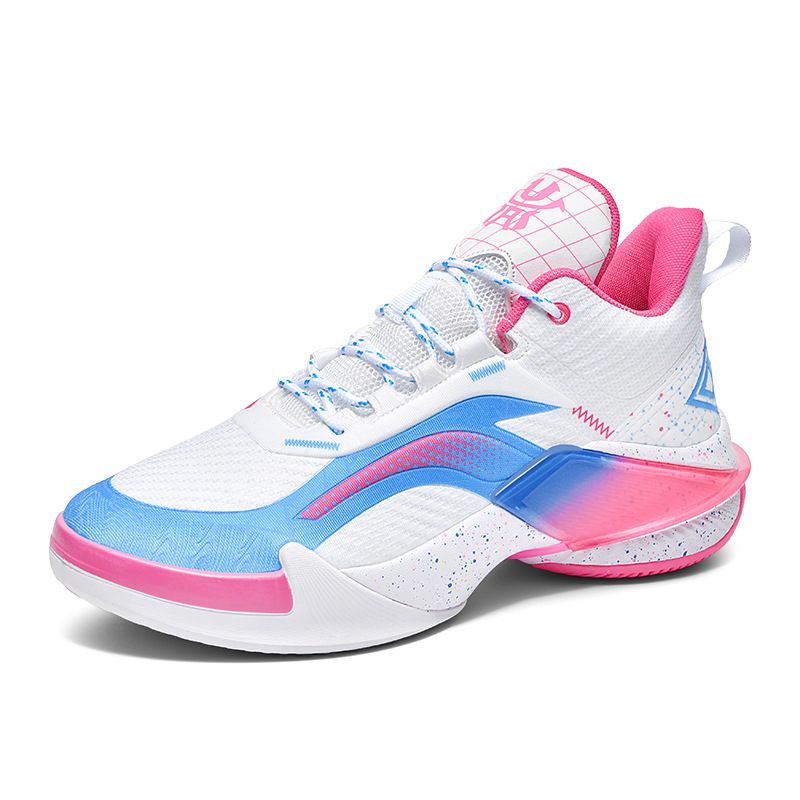 ZoHi SPORTS Low Basketball Shoes Men Glow-in-the-Dark Breathable Mesh Rubber+EVA+TPU Sole Non-Slip Outdoor Training Sneakers