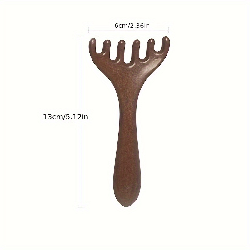 1Pc 6-Claw Scalp Massager Handheld Spa Massage Comb Guasha Scraping Tool Back Scratcher Hair Care Massage Tool For Home Use