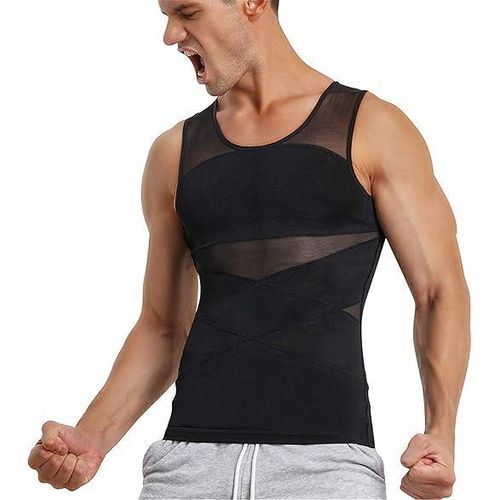 Men's Compression Shirt for Body Shaper Slimming Vest Tight Tummy Underwear Tank Top