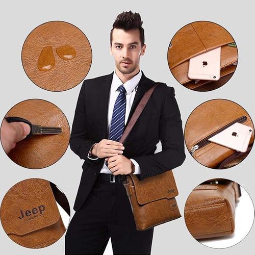 Men Tote Bags Fashion Man Leather Messenger Bag Male Cross Body Shoulder Business Bags For Men