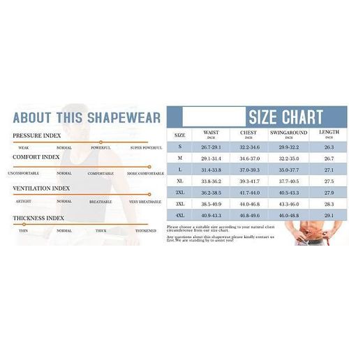 Men's Compression Shirt for Body Shaper Slimming Vest Tight Tummy Underwear Tank Top