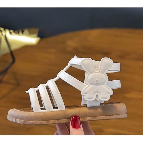 Children Sandals Girls Kids Roman Sandal Summer Soft Flat Heels