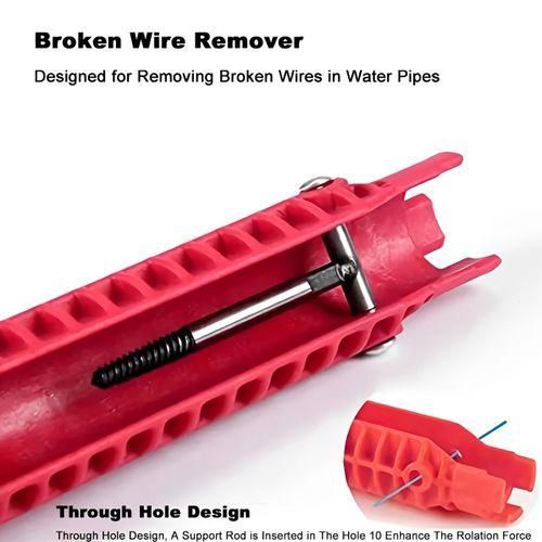 8 In 1 Multifunctional Kitchen Faucet Water Sink Wrench Pipe Wrenches