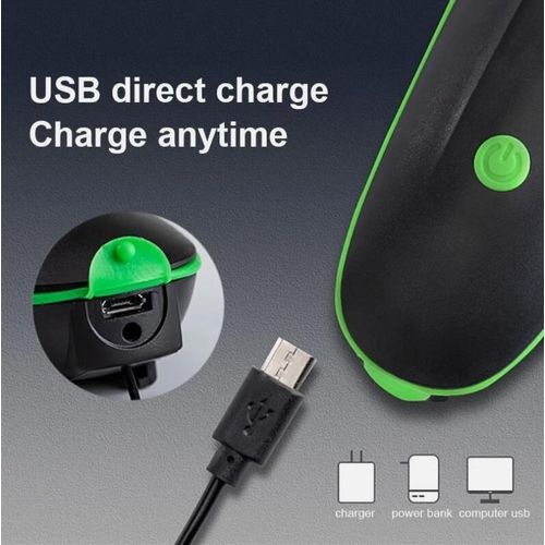 USB Waterproof LED Bicycle Light With One Hundred and Twenty dB Bicycle Bell, Front and Rear Light Set, Mountain Bike Headlight Bicycle