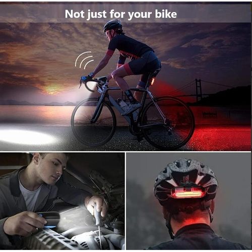 USB Waterproof LED Bicycle Light With One Hundred and Twenty dB Bicycle Bell, Front and Rear Light Set, Mountain Bike Headlight Bicycle