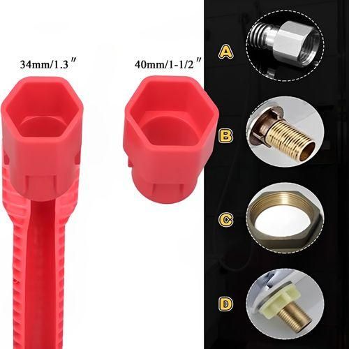 8 In 1 Multifunctional Kitchen Faucet Water Sink Wrench Pipe Wrenches
