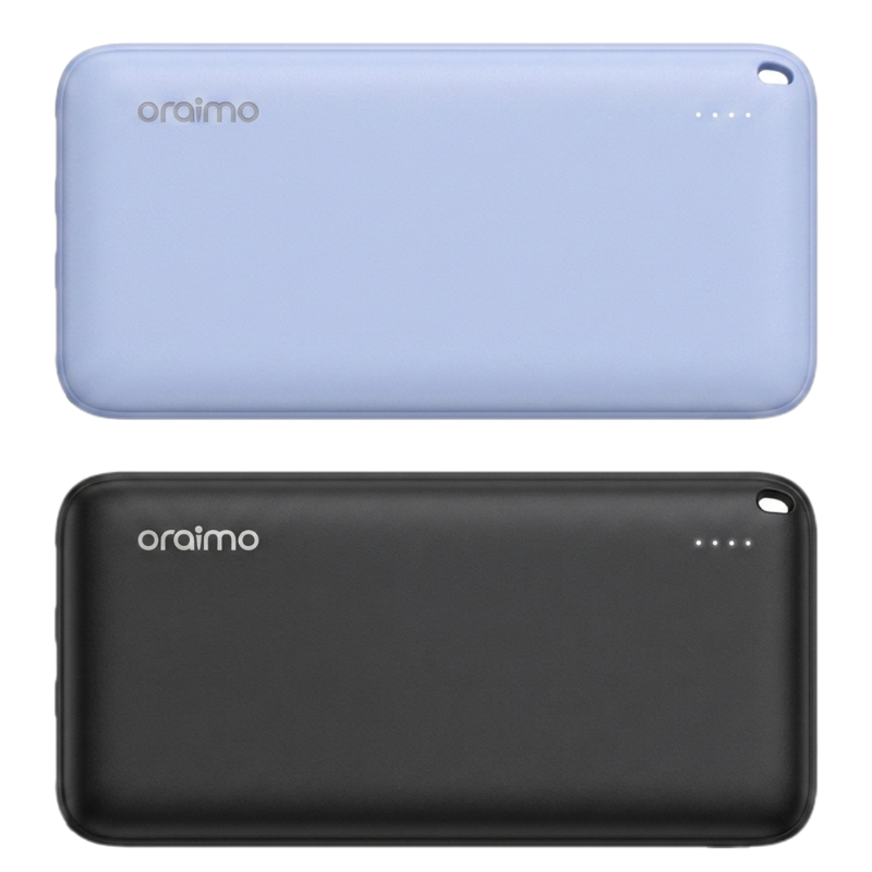 Oraimo Power Bank 10000mAh 15W Fast Charging Type-C Port Portable External Battery for Smartphones Smart Phones Tablets Laptops & Accessories Multi-Layer Protection Slim Pocket Size PowerBank