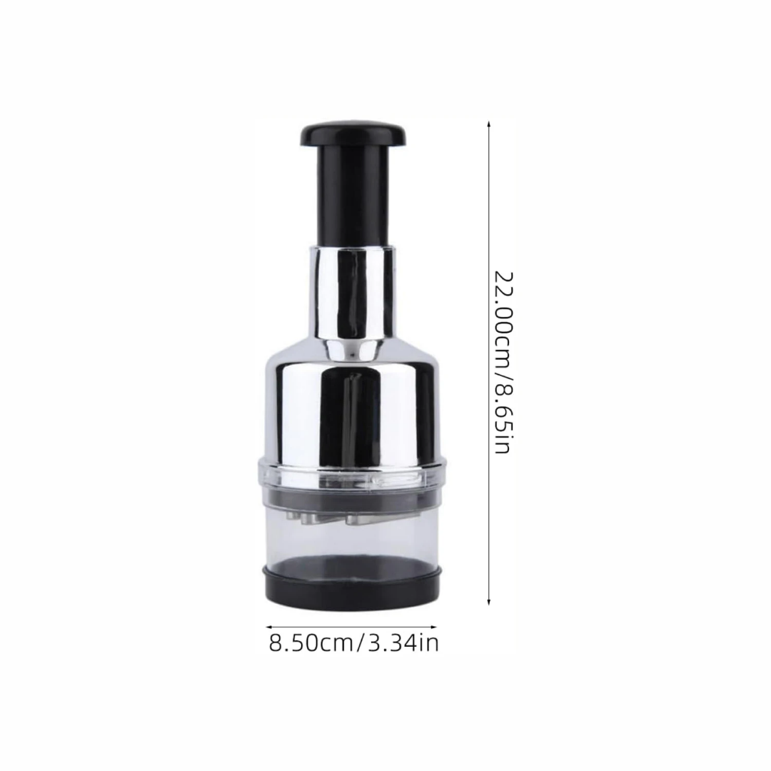 Hand pressure onion chopper  mini food chopper