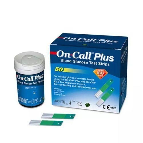 Oncall Plus Blood Glucose Test Strips 50 Pieces per Pack On Call
