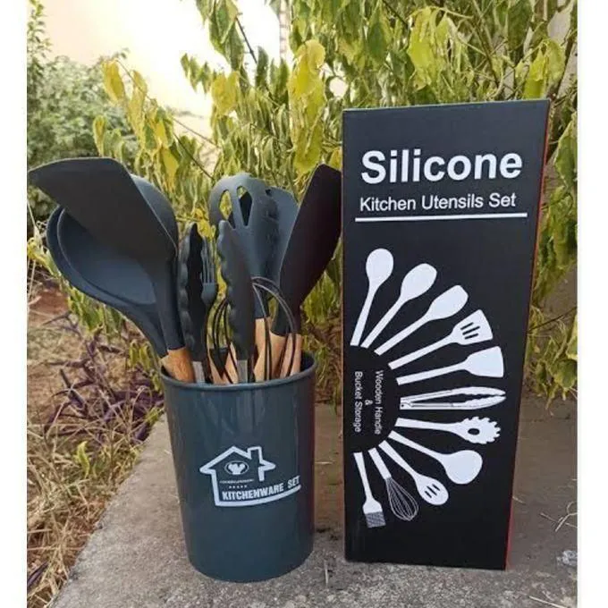 New Arrivals!!Stir, scoop, and serve in style! This 12-piece silicone spoon set brings vibrant color, heat resistance, and non-stick ease to every kitchen adventure.