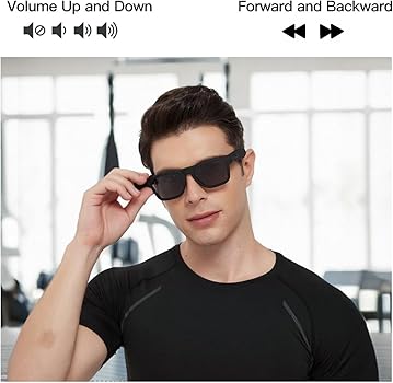 Wireless Bluetooth Smart Sunglasses UV400 Handsfree Calls Music Sports Glasses